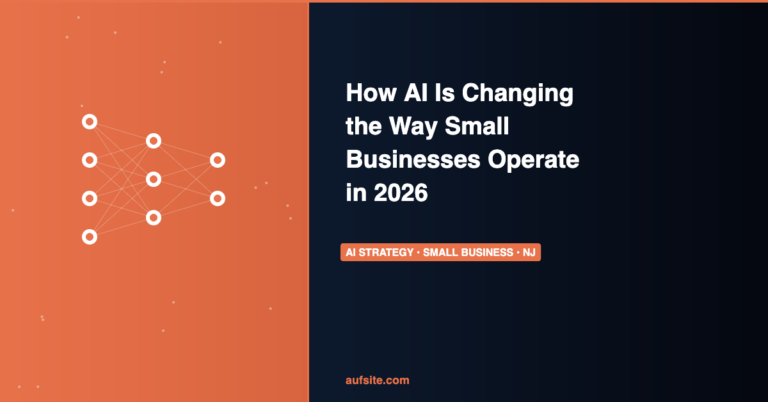 AI strategy small business NJ